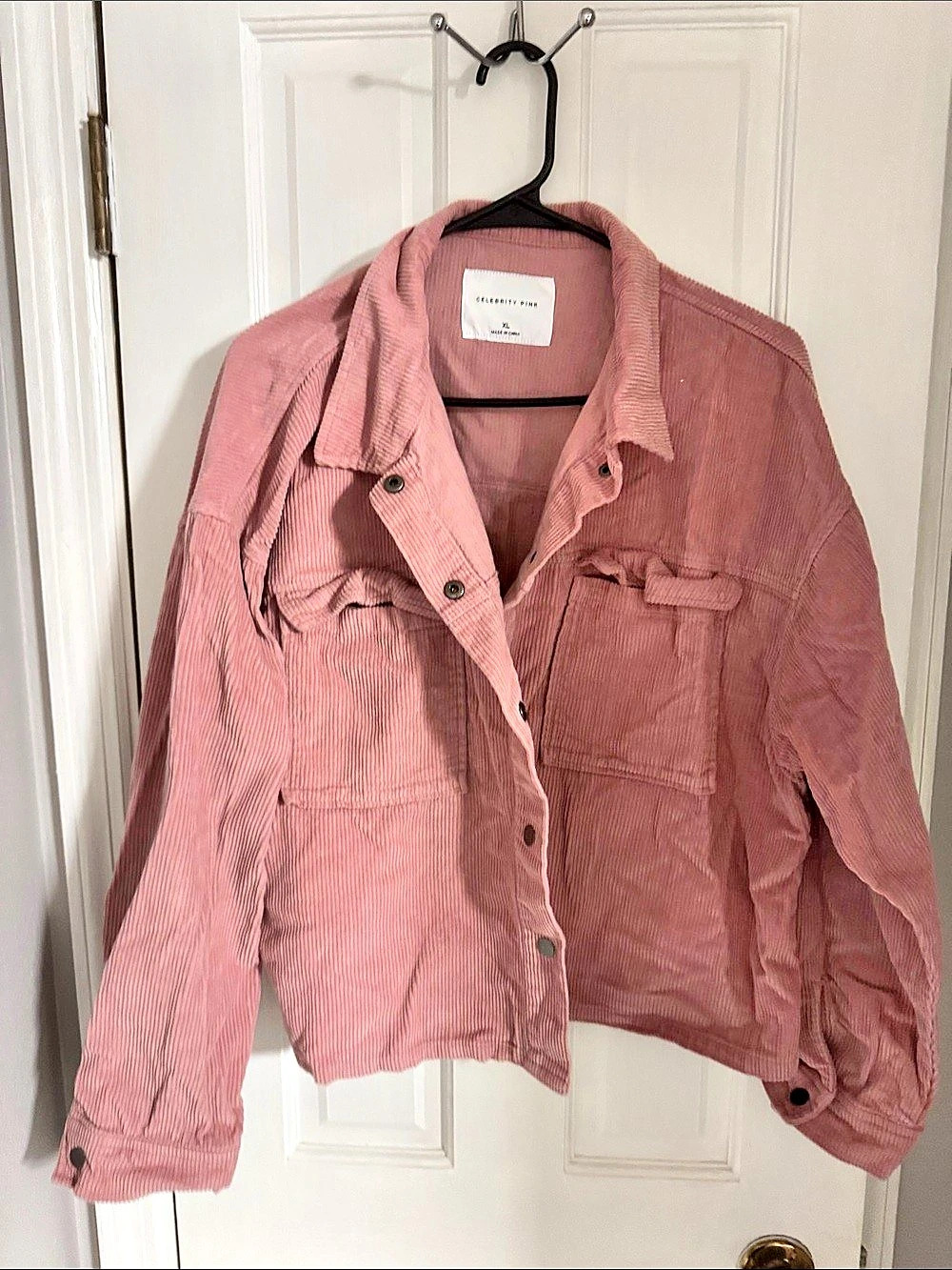 Celebrity Pink Women's Pink Utility Jacket